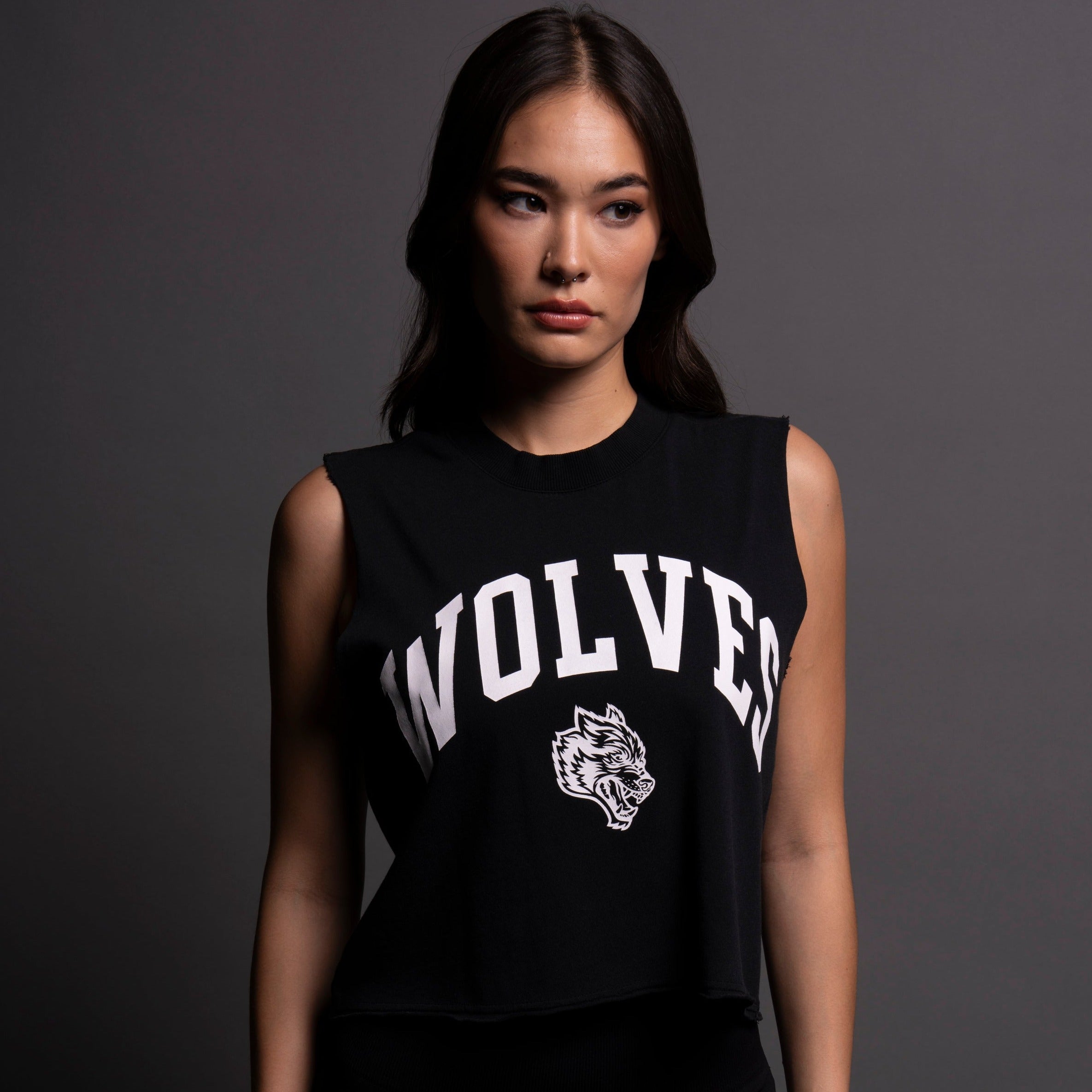 Loyalty "Rosie" Muscle Tee in Black