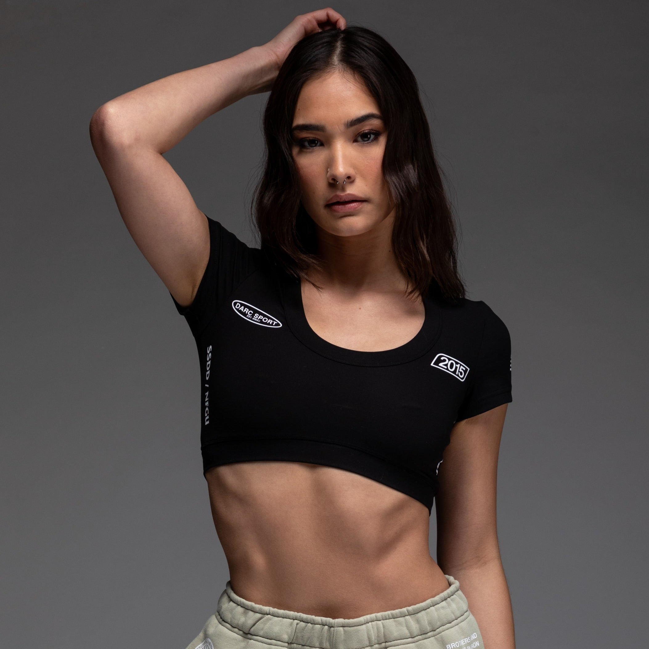Faster S/S Grace "Energy" Top in Black