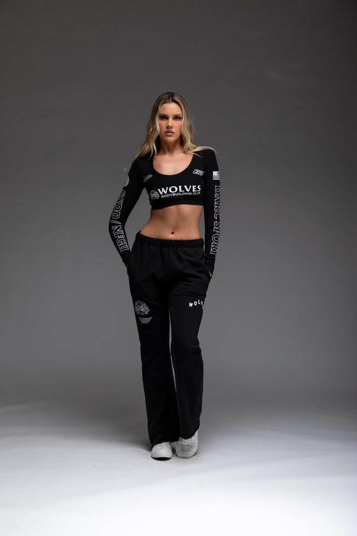 Faster L/S Grace "Energy" Top in Black