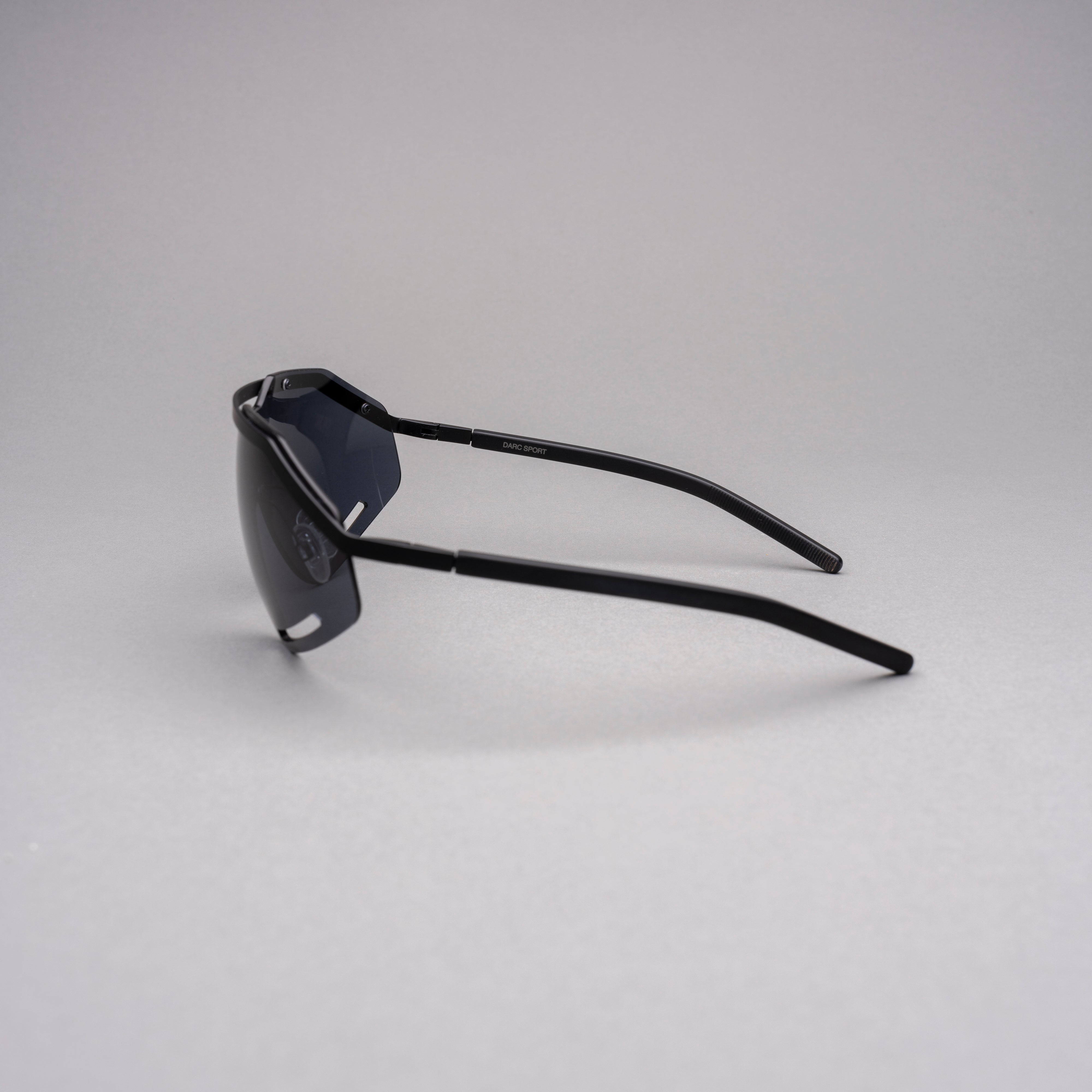 Wolf Head Speeder Glasses in Black