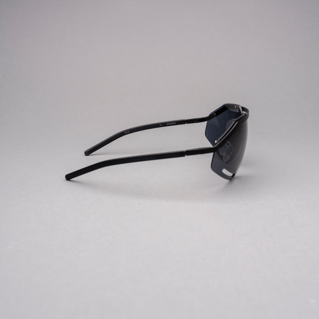 Wolf Head Speeder Glasses in Black