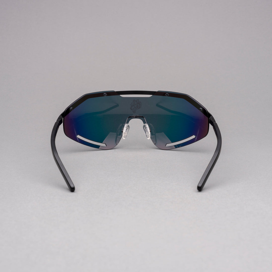 Wolf Head Speeder Glasses in Blue