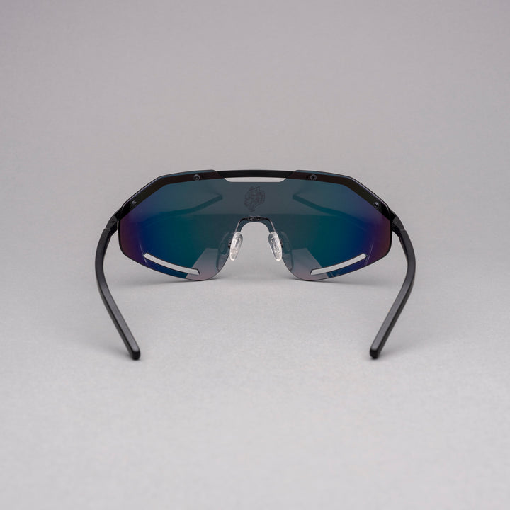 Wolf Head Speeder Glasses in Blue