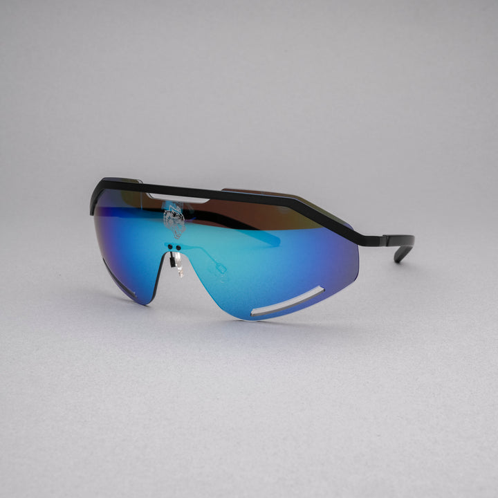 Wolf Head Speeder Glasses in Blue