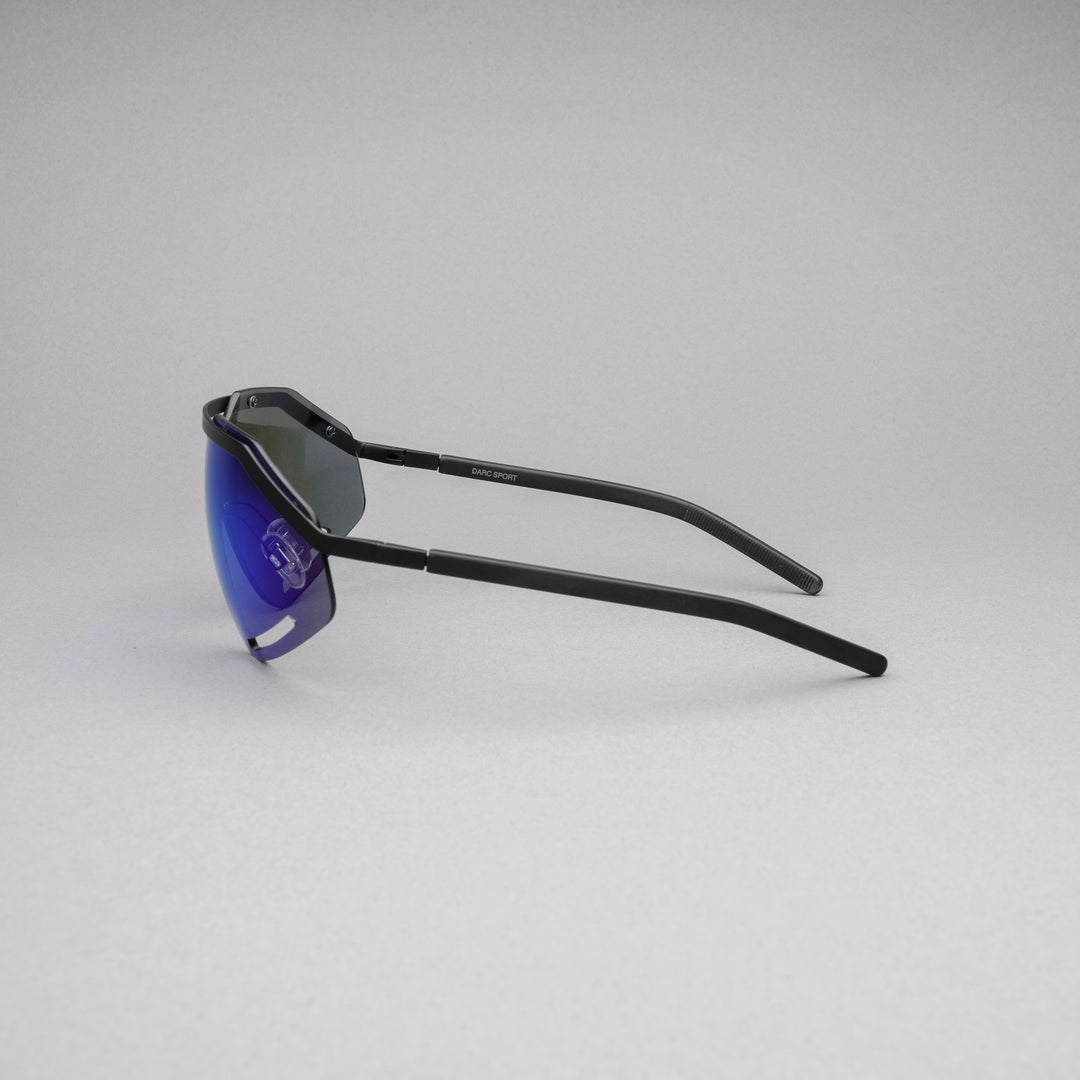 Wolf Head Speeder Glasses in Blue