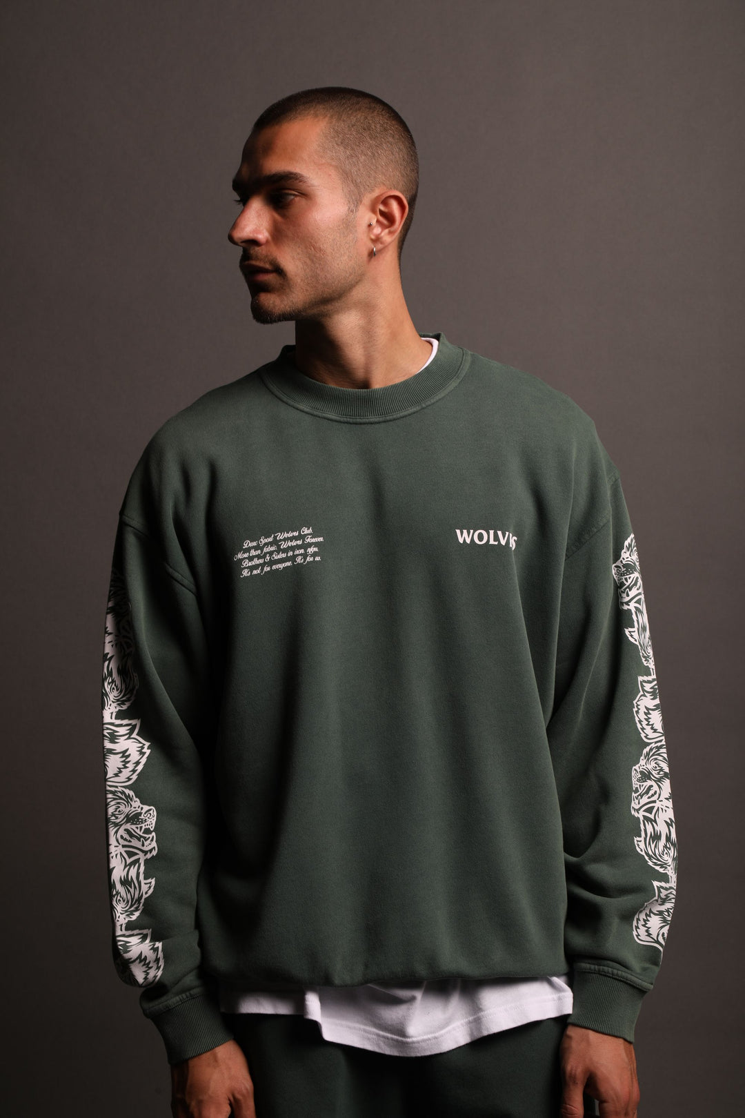Covered "Vintage Cornell" Crewneck in Norse Green