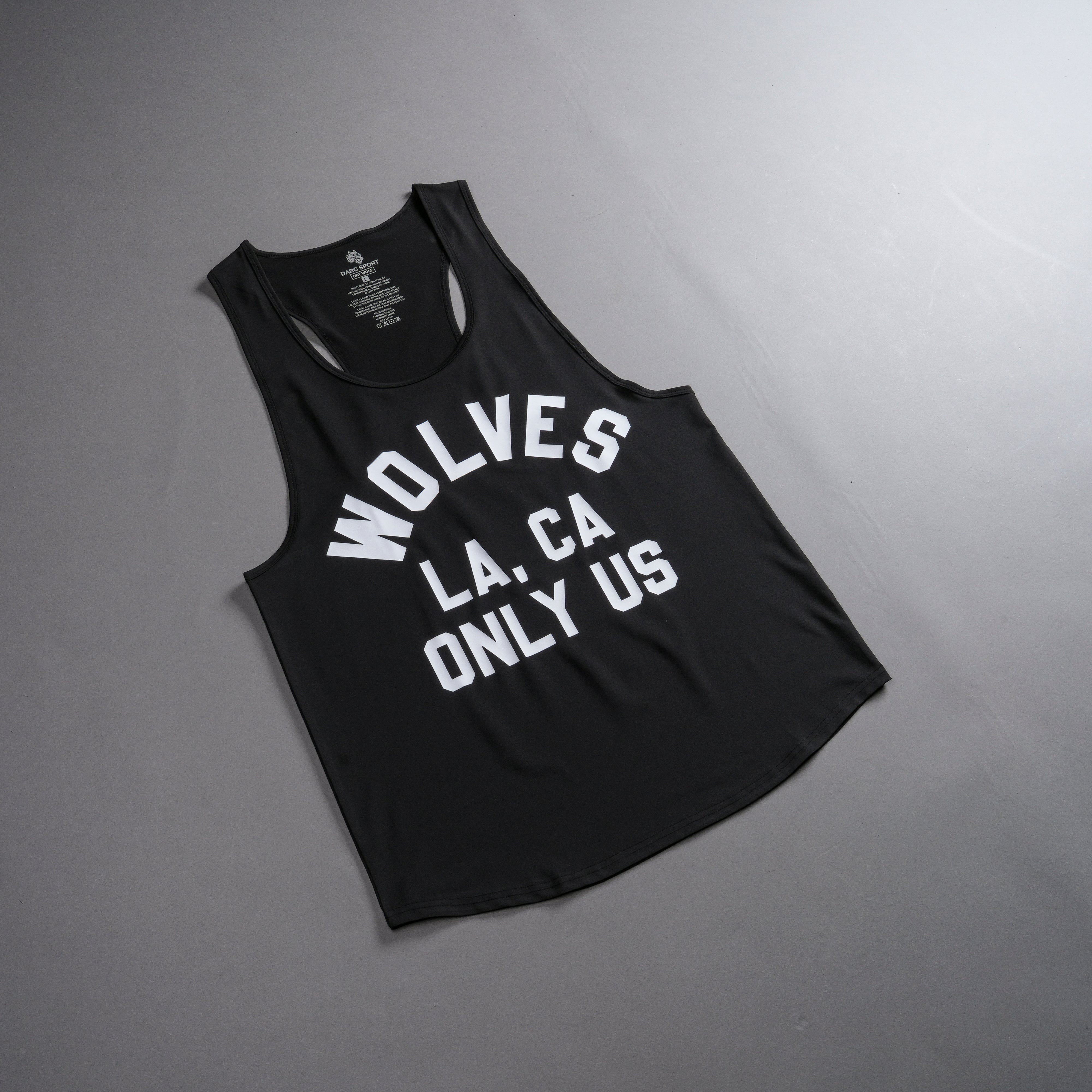 LA Wolves League "Dry Wolf" (Mecca) Tank in Black