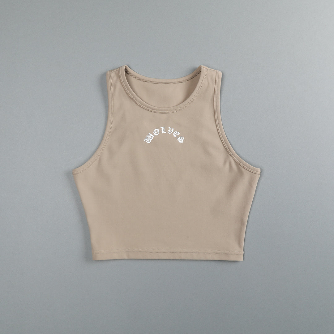 Chopper "Energy" Racerback Tank in Taupe