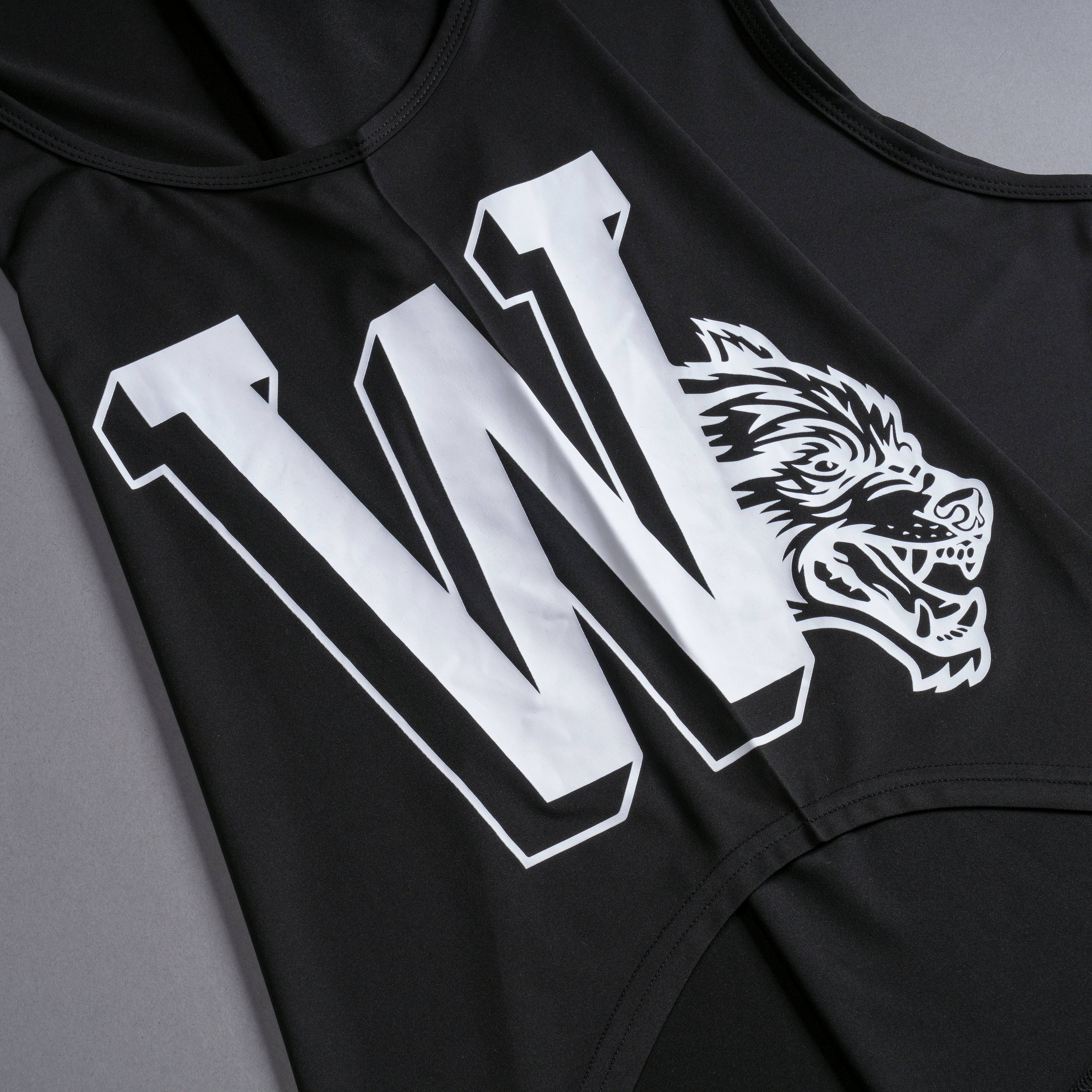Our Stamp "Dry Wolf" (Drop) Tank in Black