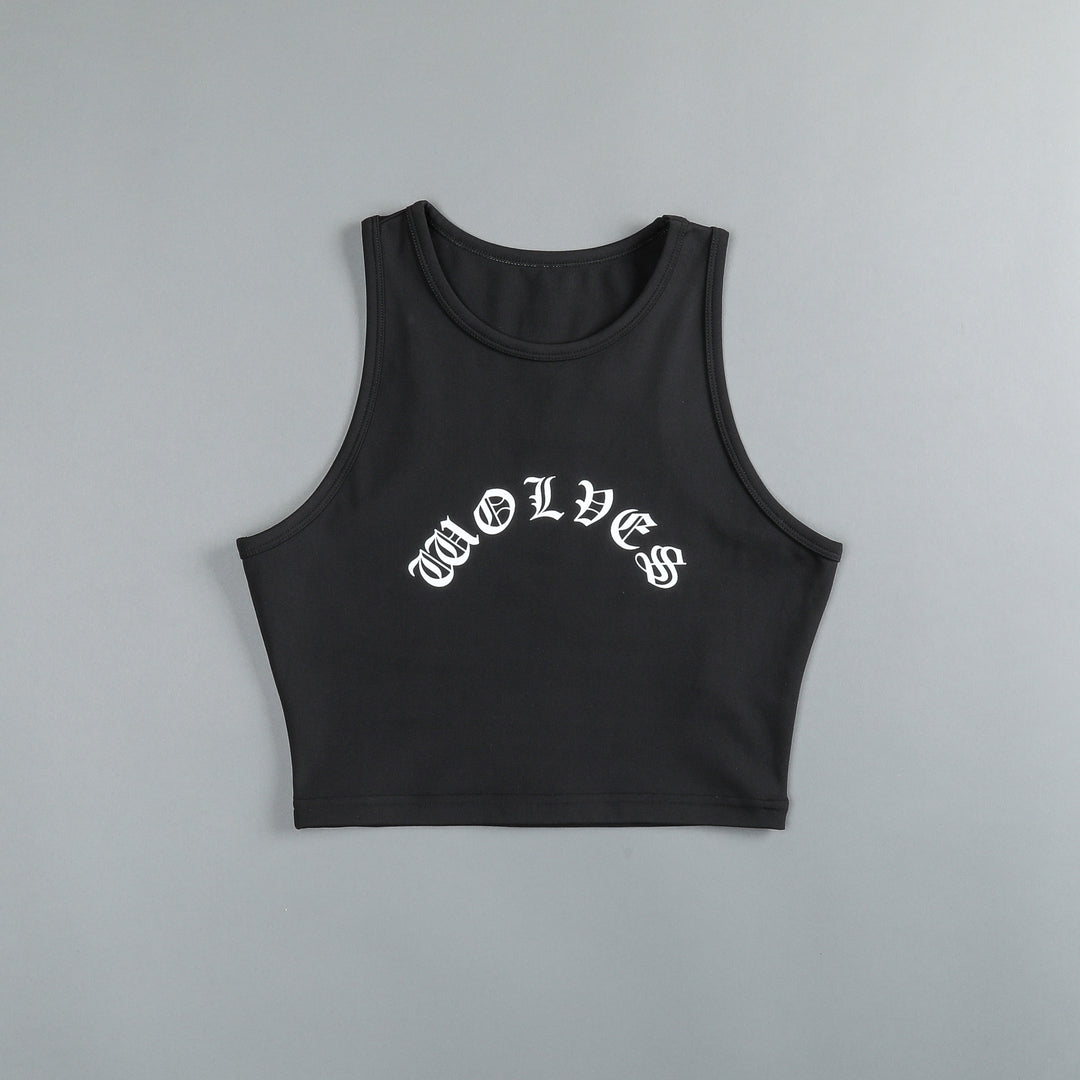 Riders On The Storm "Energy" Racerback Tank in Black