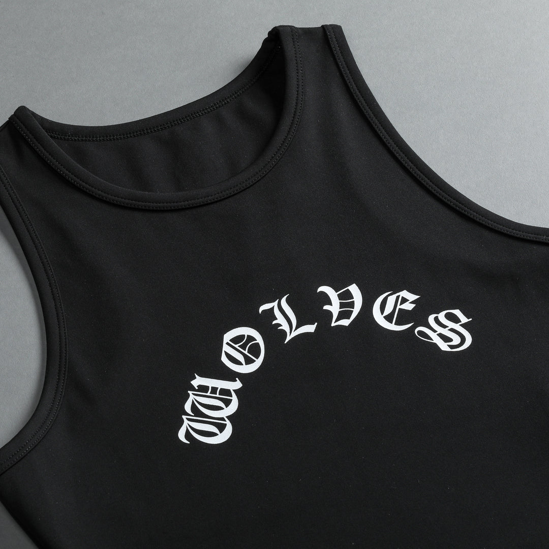 Riders On The Storm "Energy" Racerback Tank in Black