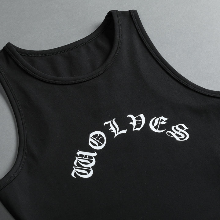 Riders On The Storm "Energy" Racerback Tank in Black