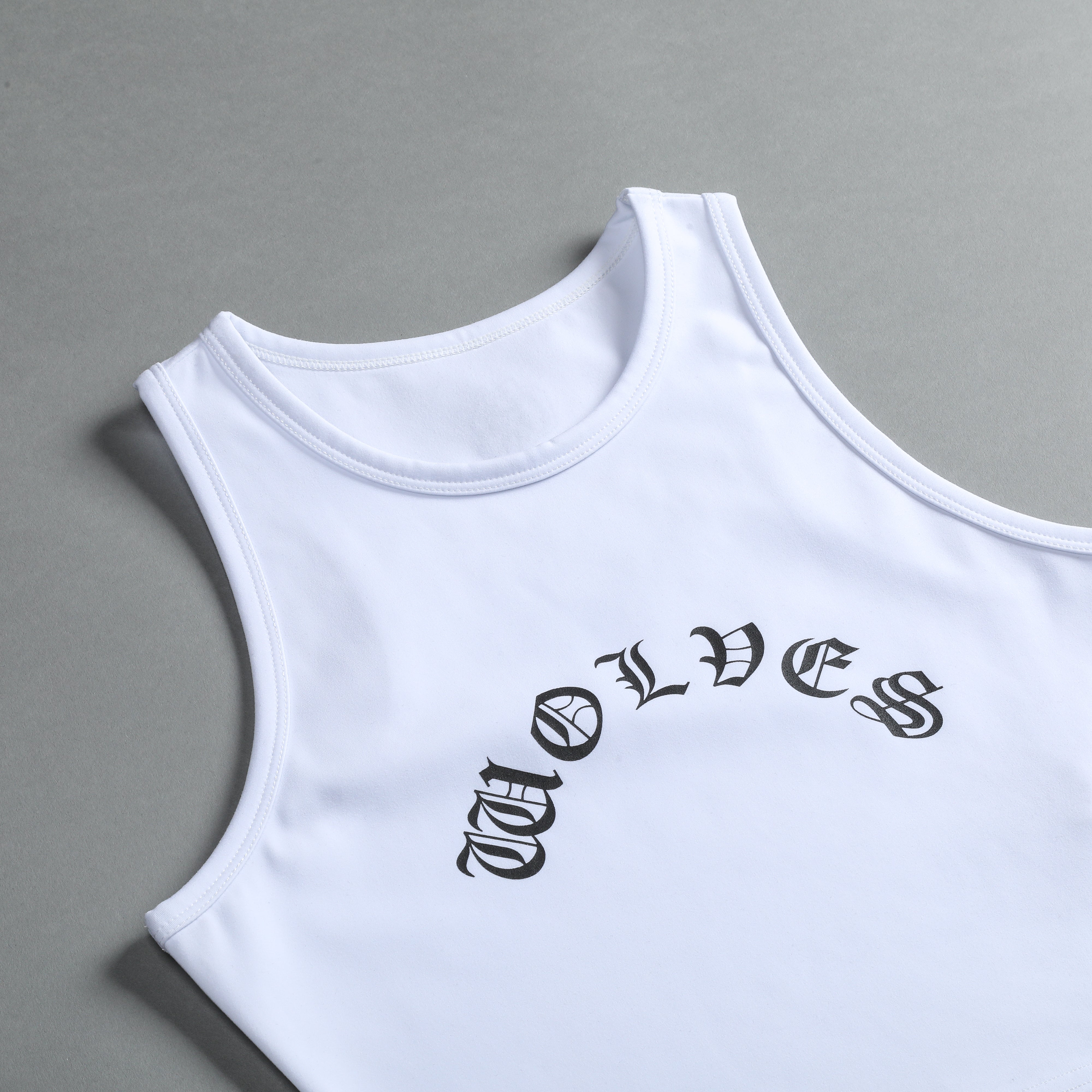 Riders On The Storm "Energy" Racerback Tank in White