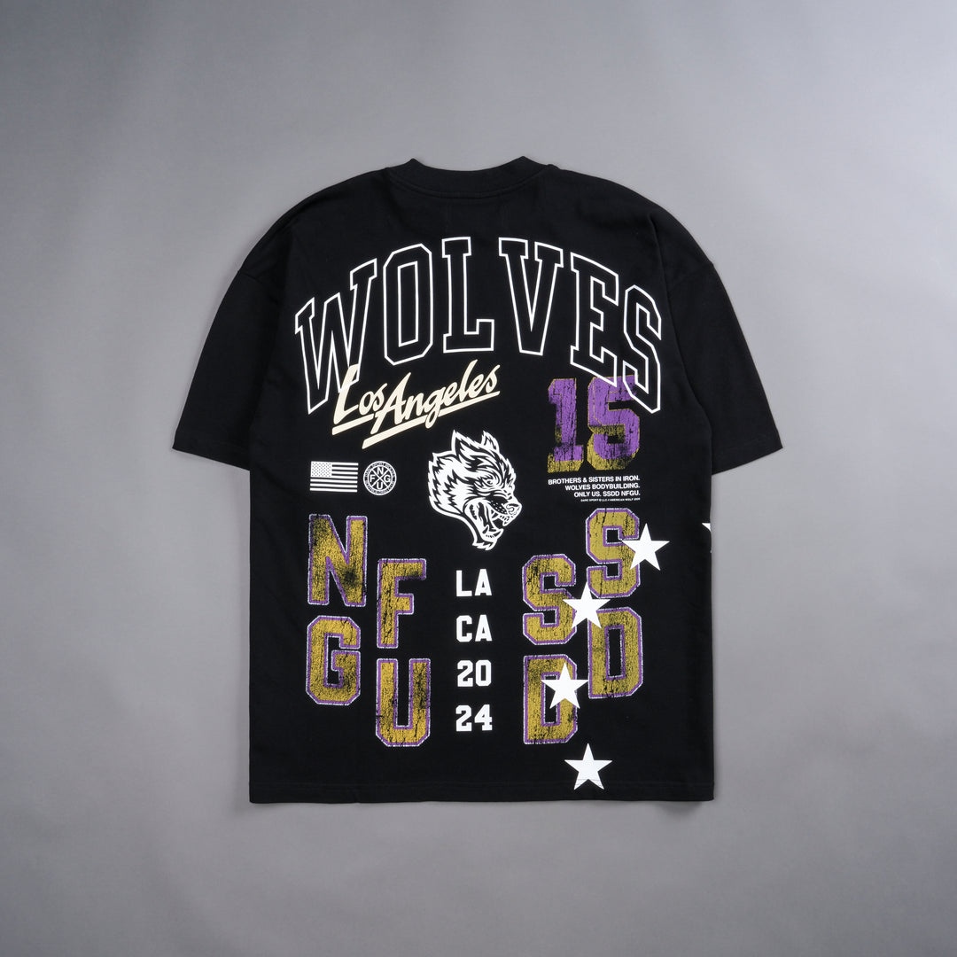 City Of Angels "Premium" Oversized Tee in Black