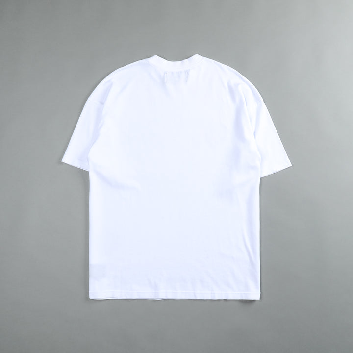 Keep Fighting "Premium" Oversized Tee in White