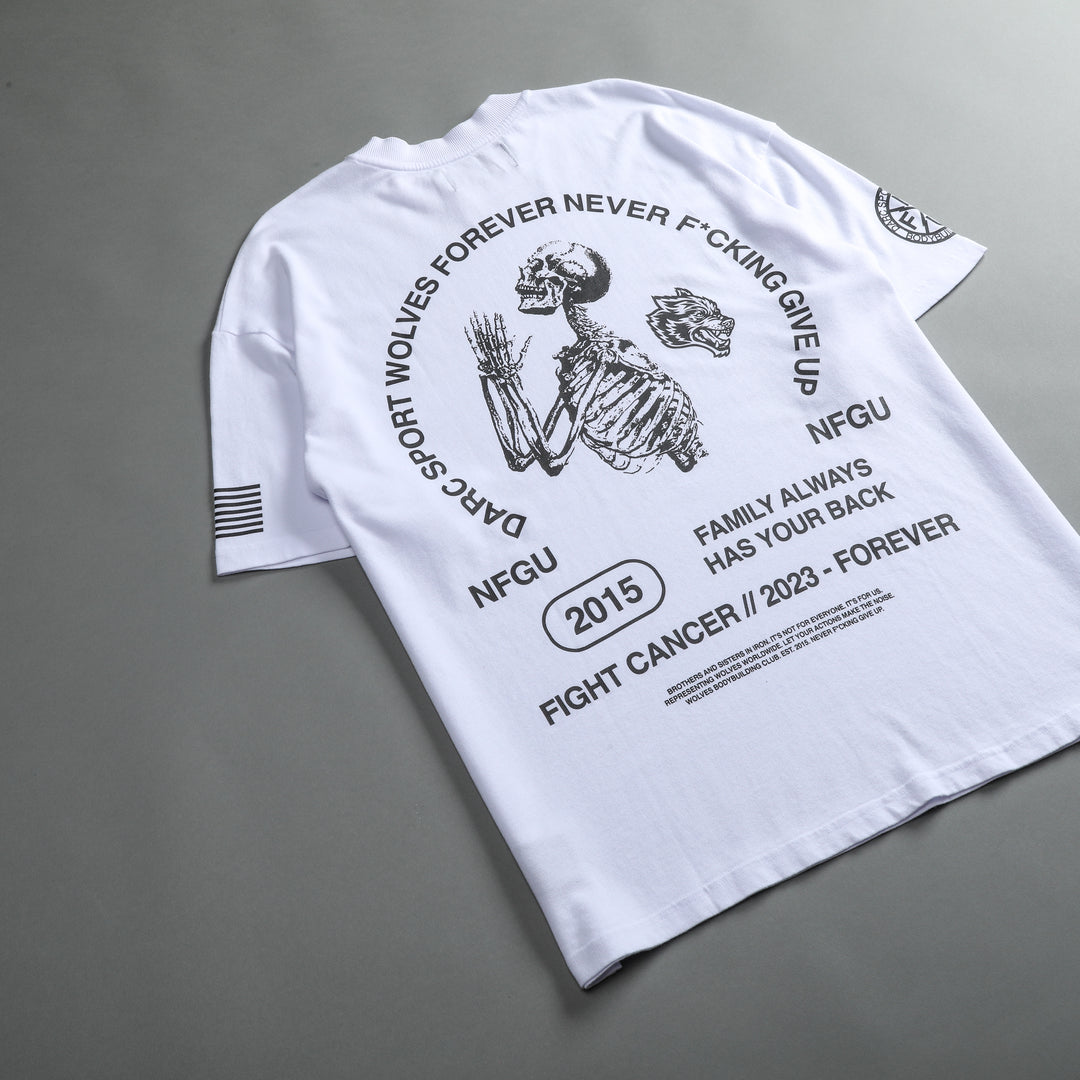 Pray "Premium" Oversized Tee in White