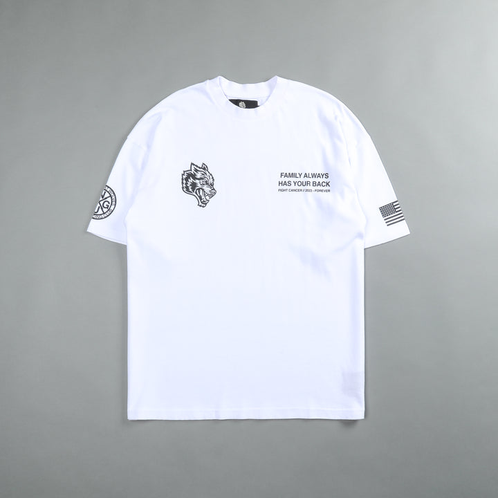 Pray "Premium" Oversized Tee in White