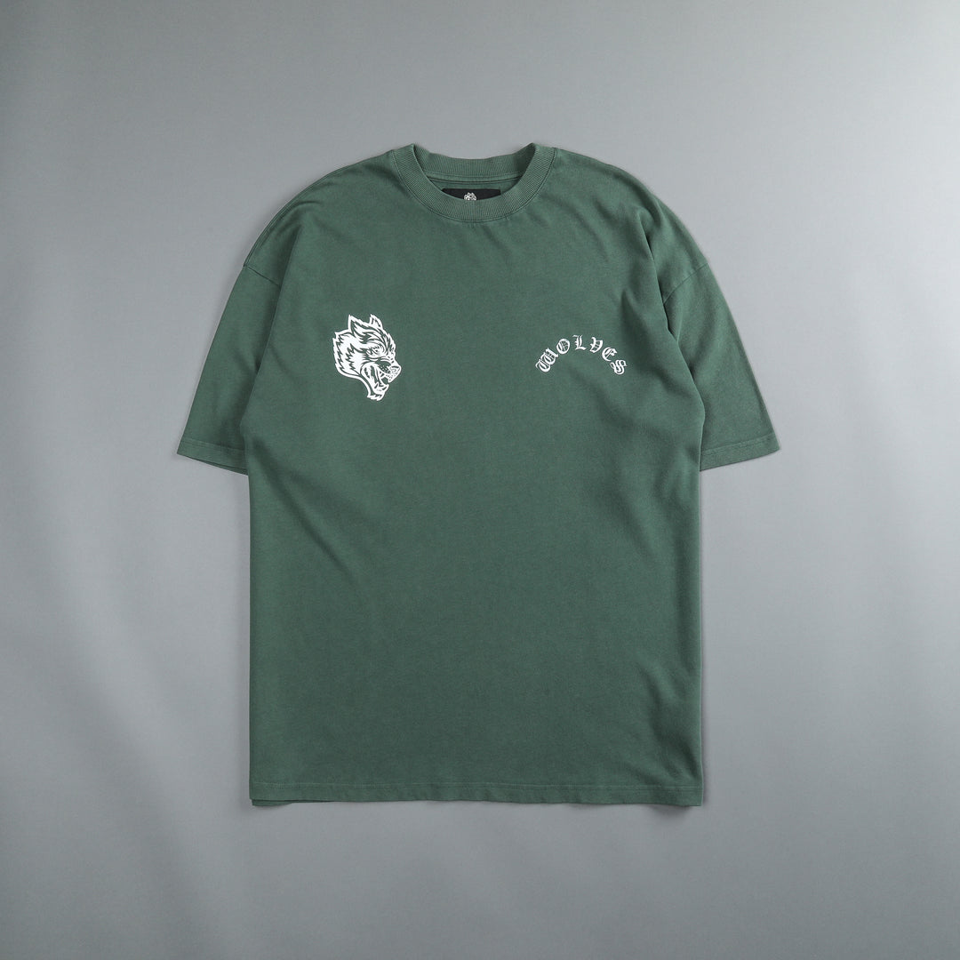 With Credence "Premium" Oversized Tee in Rosemary