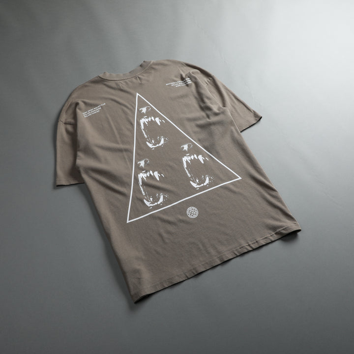Trinity "Premium" Oversized Tee in Taupe
