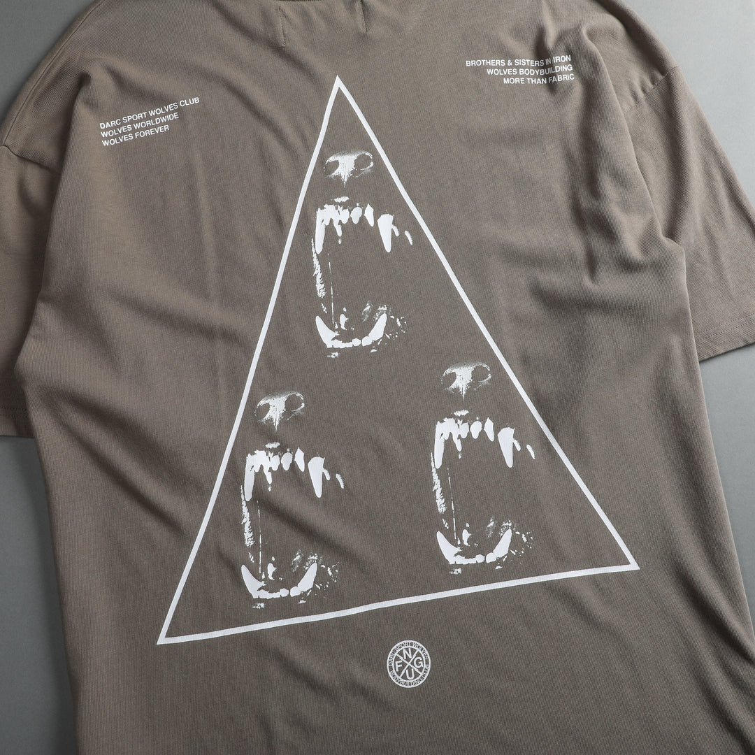 Trinity "Premium" Oversized Tee in Taupe