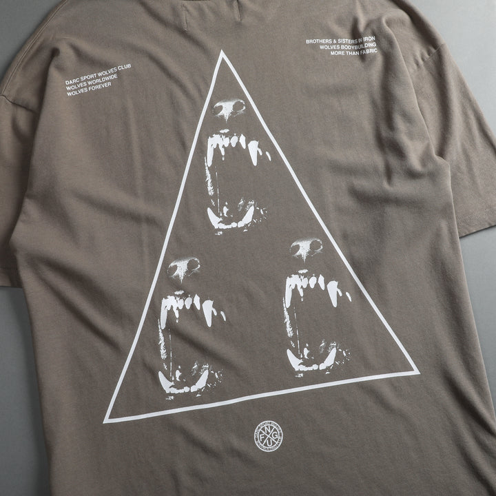 Trinity "Premium" Oversized Tee in Taupe