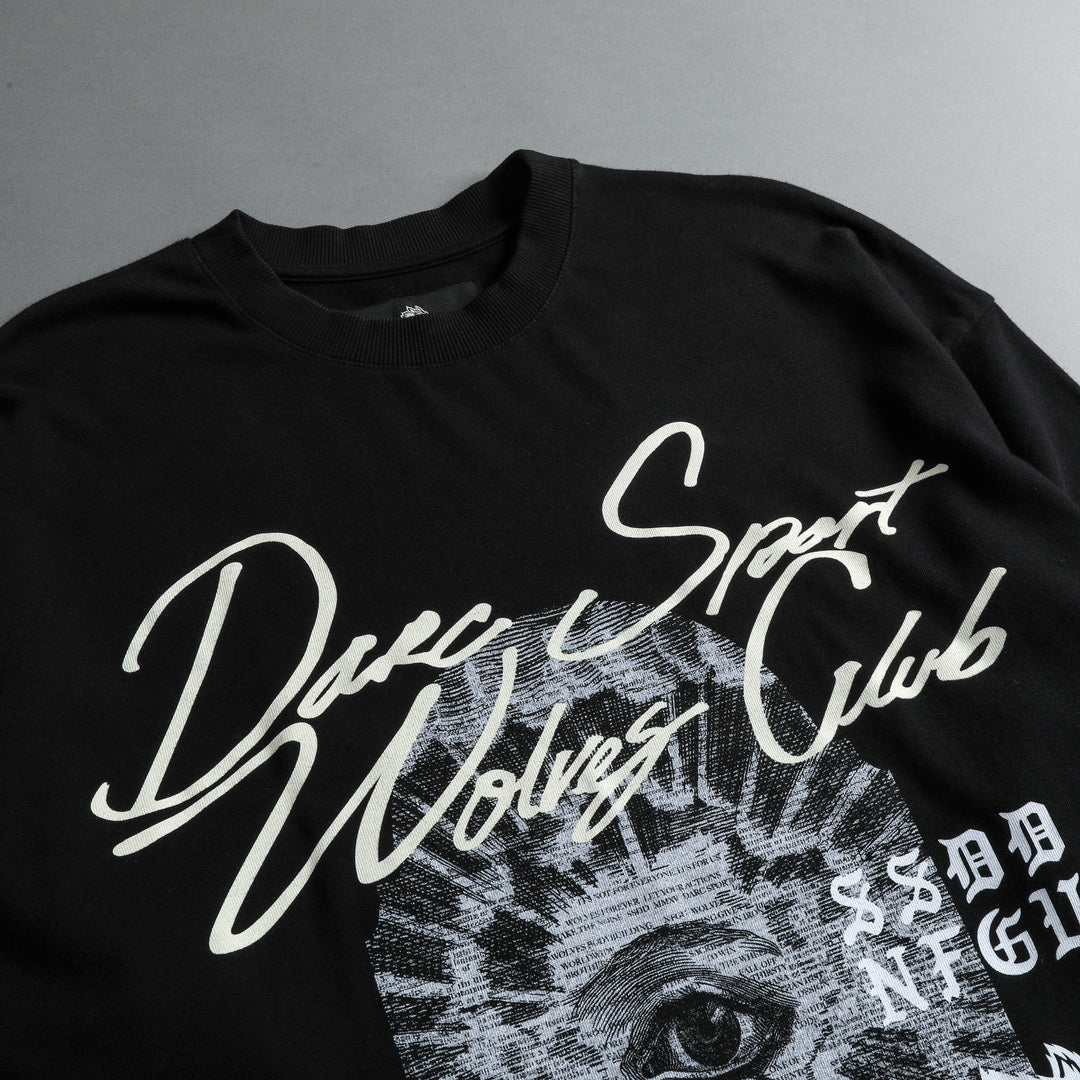 All Seeing "Premium" Oversized Tee in Black