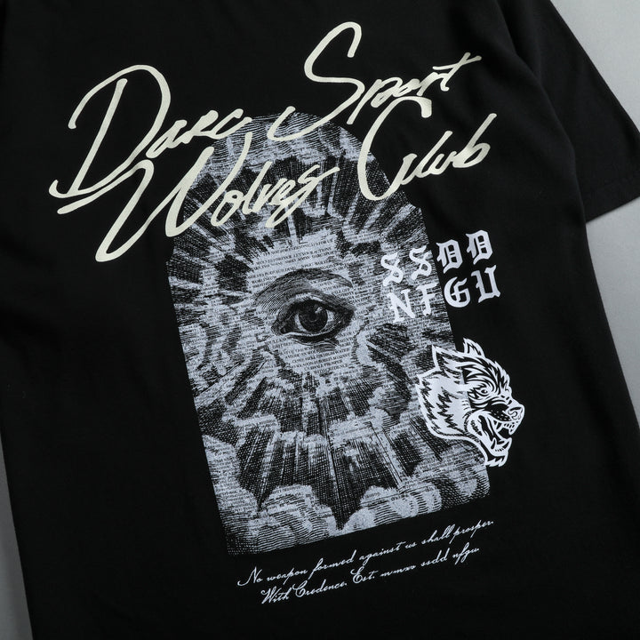All Seeing "Premium" Oversized Tee in Black