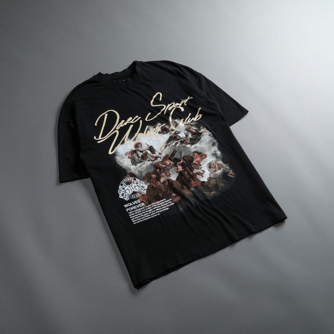 Mars "Premium Vintage" Oversized Tee in Black