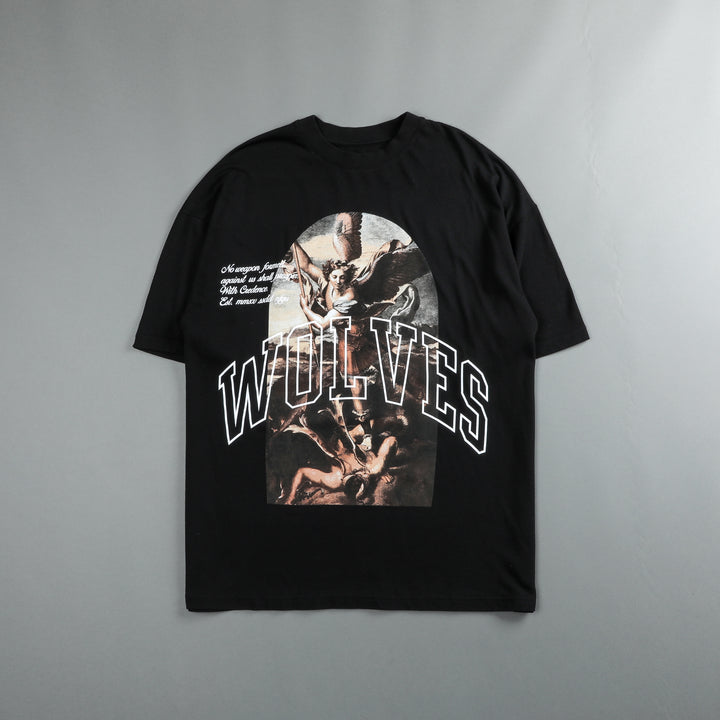 Michael "Premium" Oversized Tee in Black