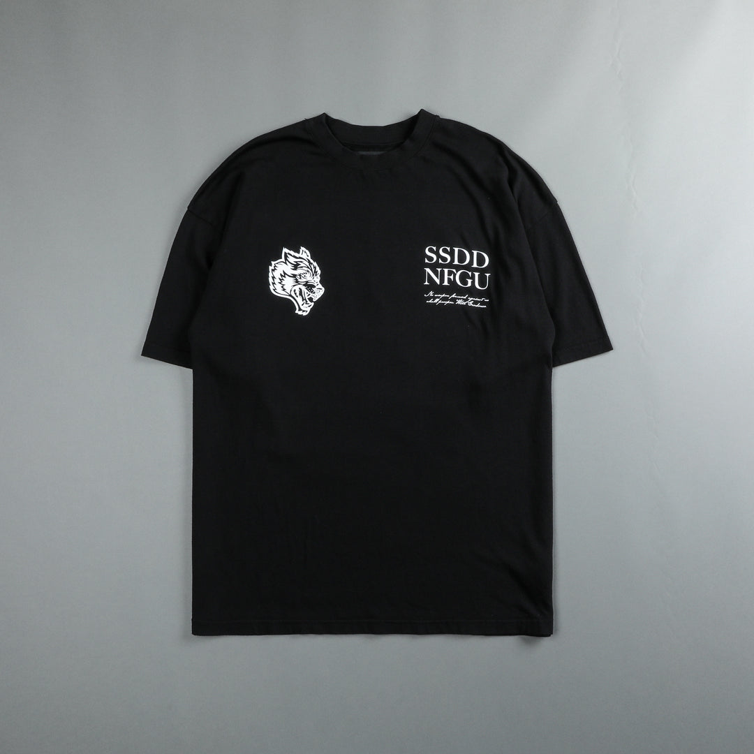 Assumption "Premium" Oversized Tee in Black
