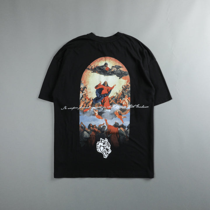 Assumption "Premium" Oversized Tee in Black