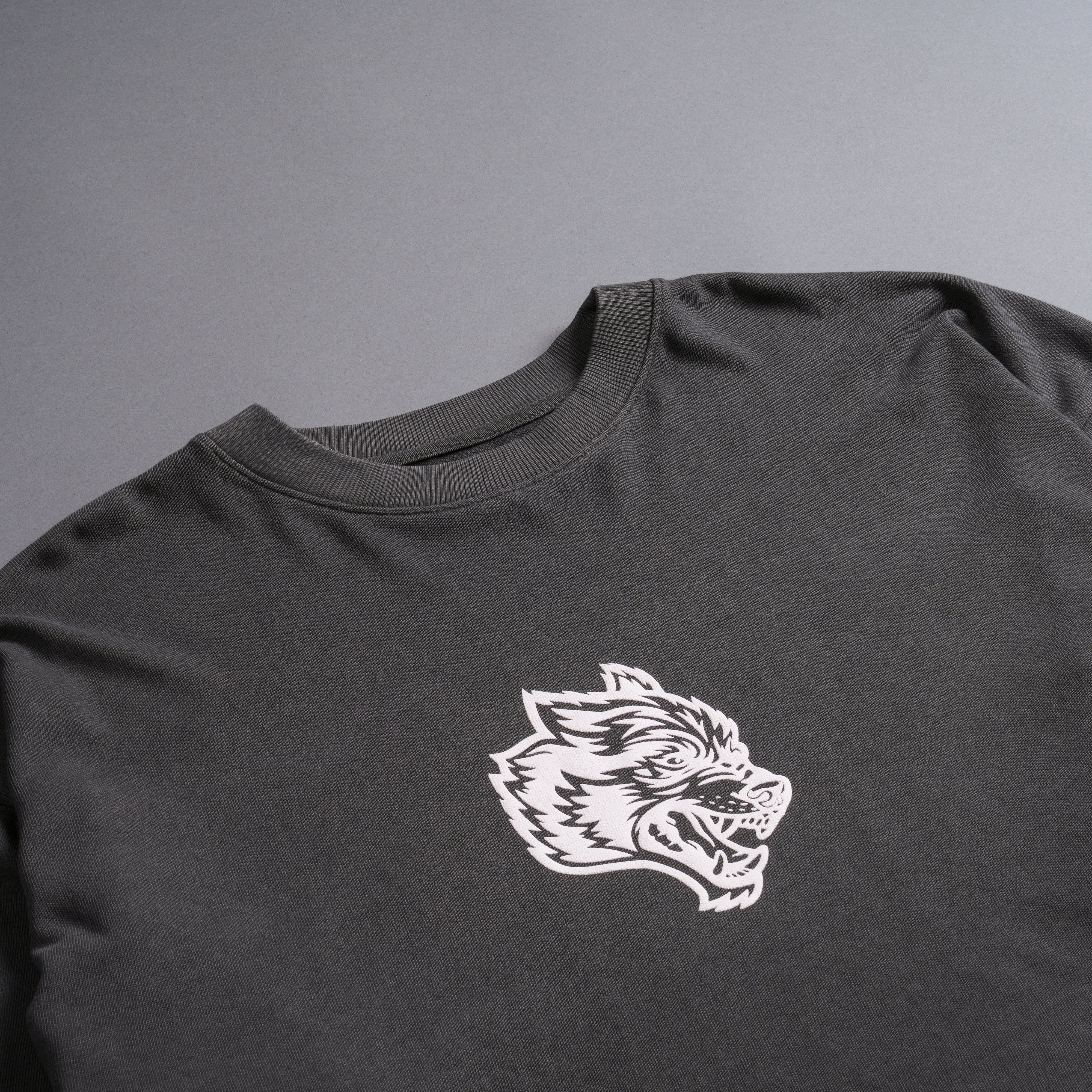 Perfect Form "Premium" Oversized Tee in Wolf Gray