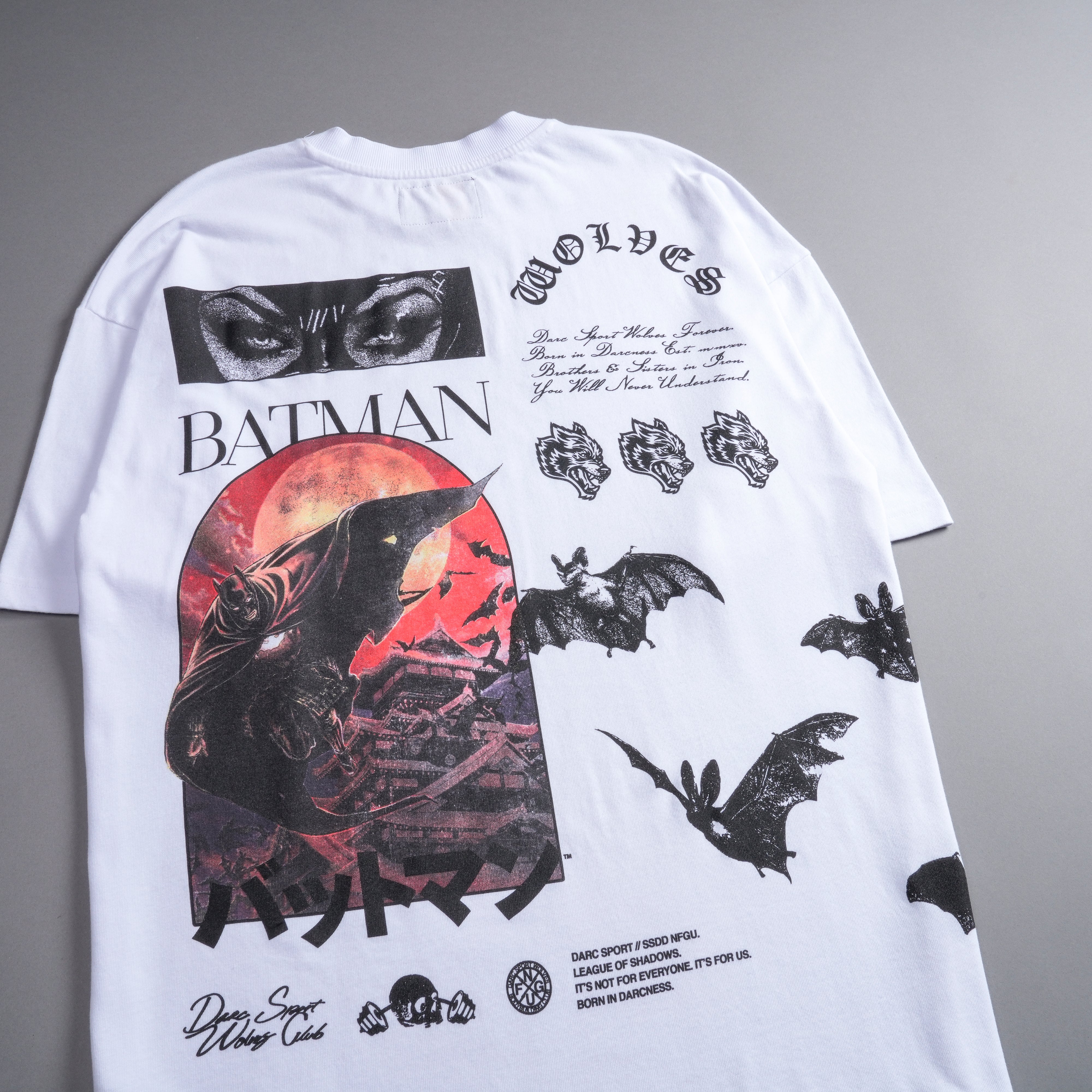 Darc Cave "Premium" Oversized Tee in White