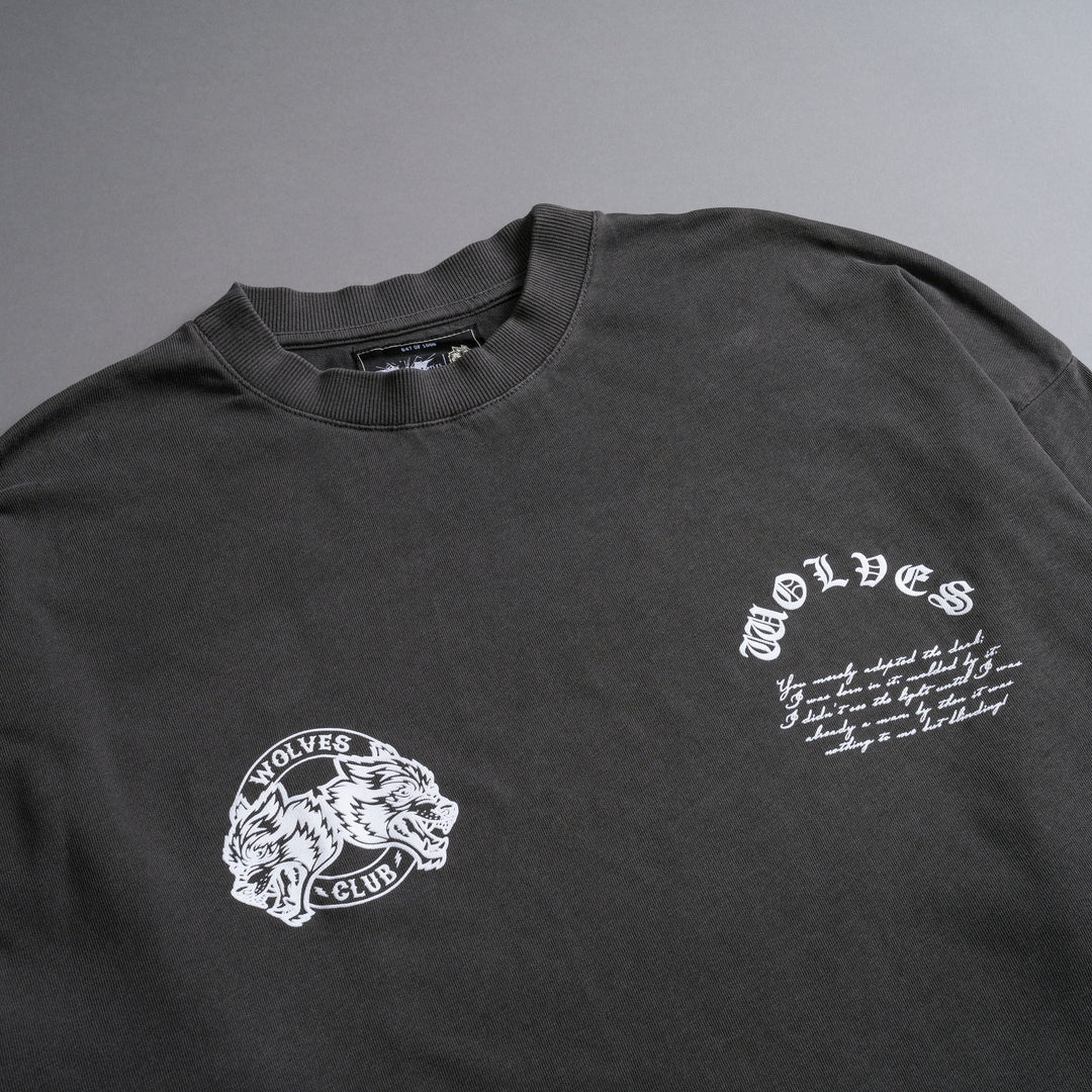 Born In It V2 "Premium" Oversized Tee in Wolf Gray