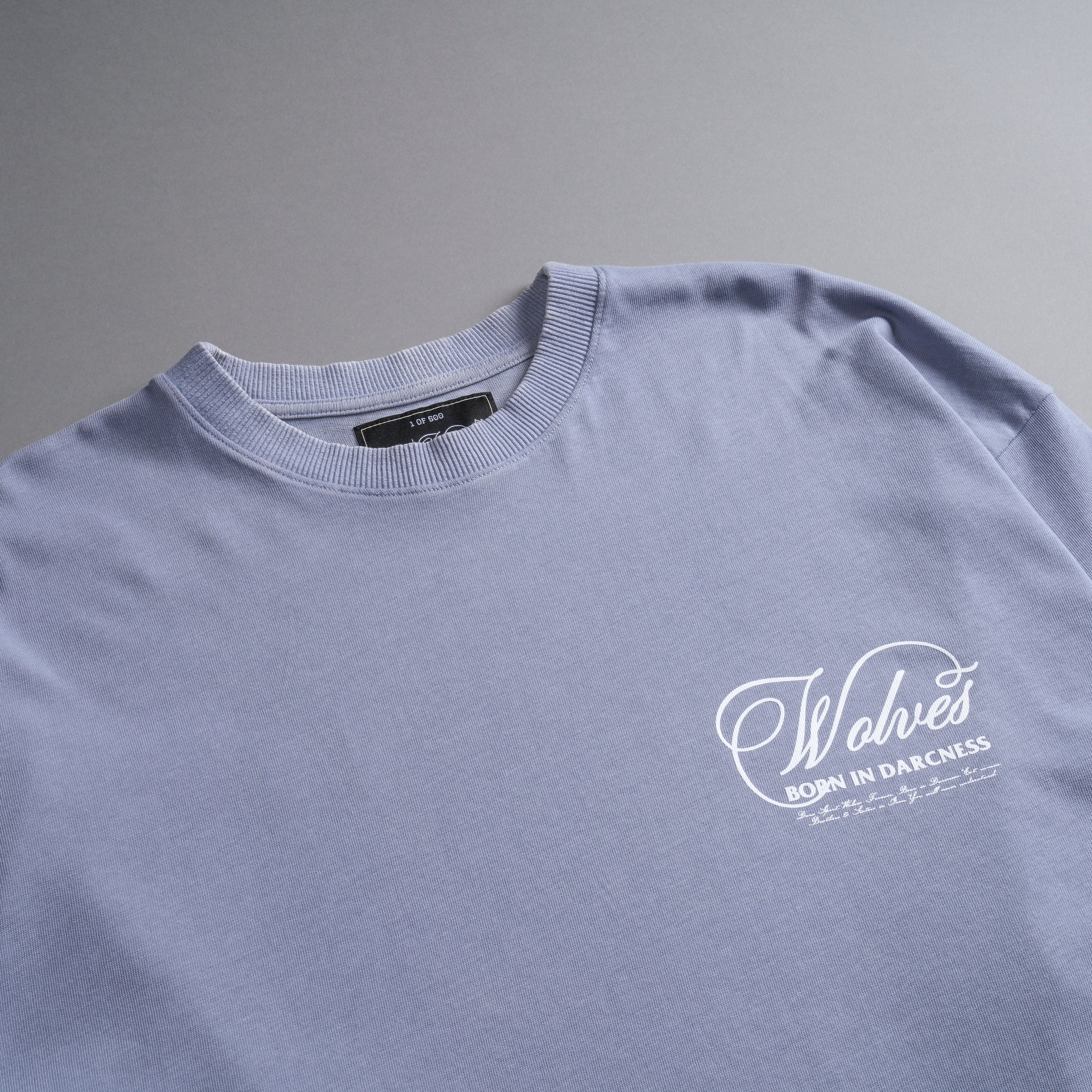 (1 Of 500) Darc Rises "Premium" Oversized Tee in Purple Stone