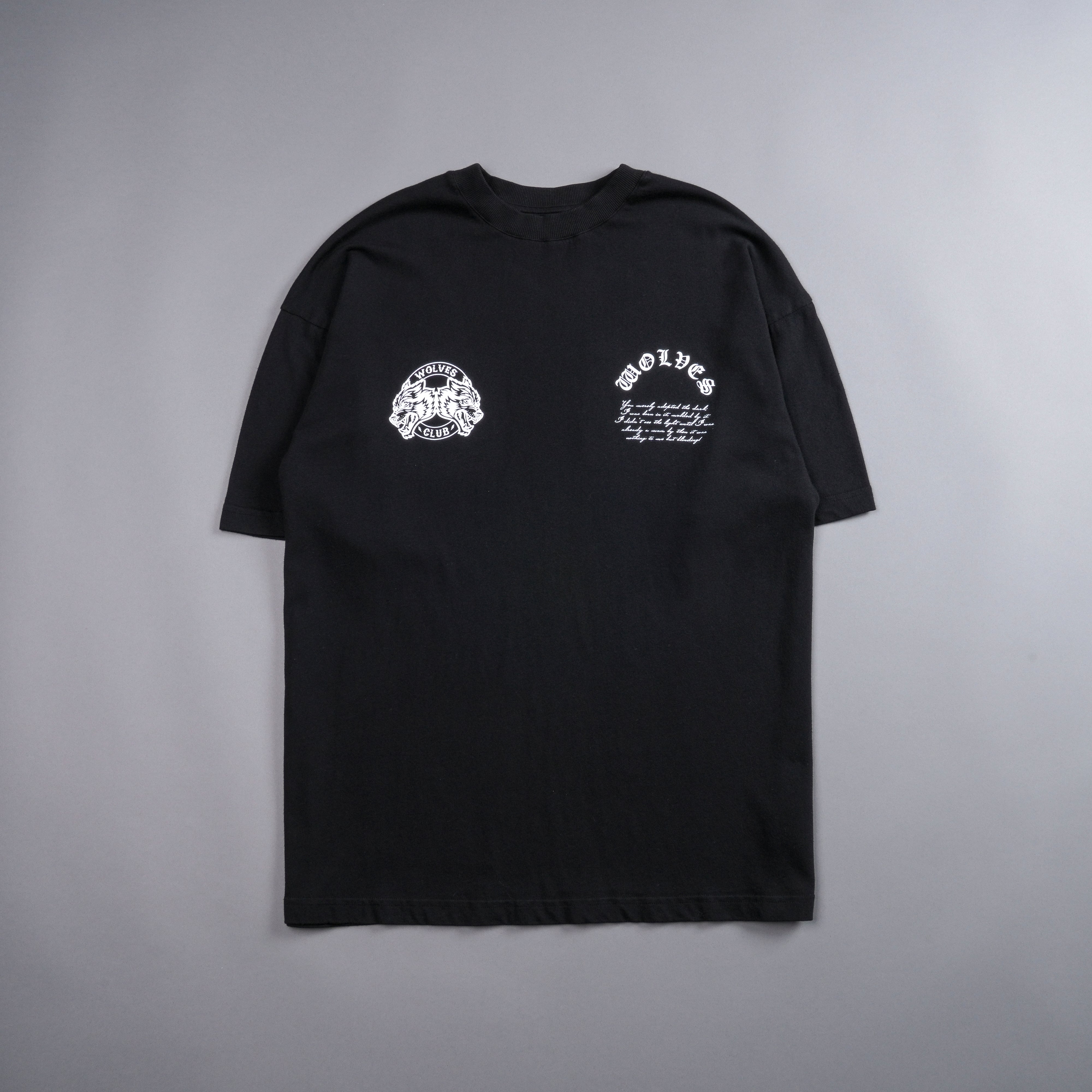 Born In It V2 "Premium" Oversized Tee in Black