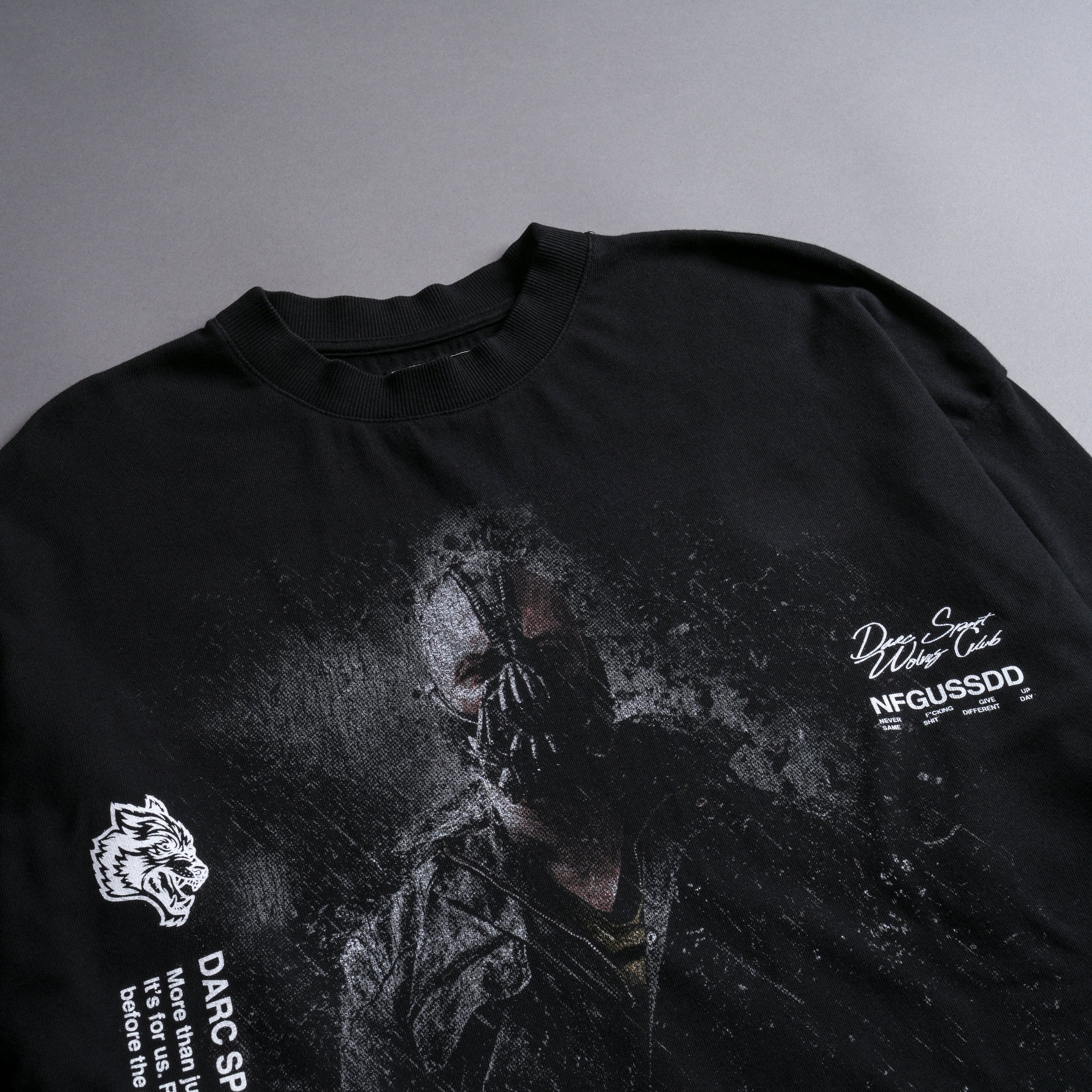 Rise Again V2 "Premium" Oversized Tee in Black