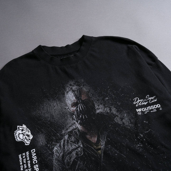 Rise Again V2 "Premium" Oversized Tee in Black
