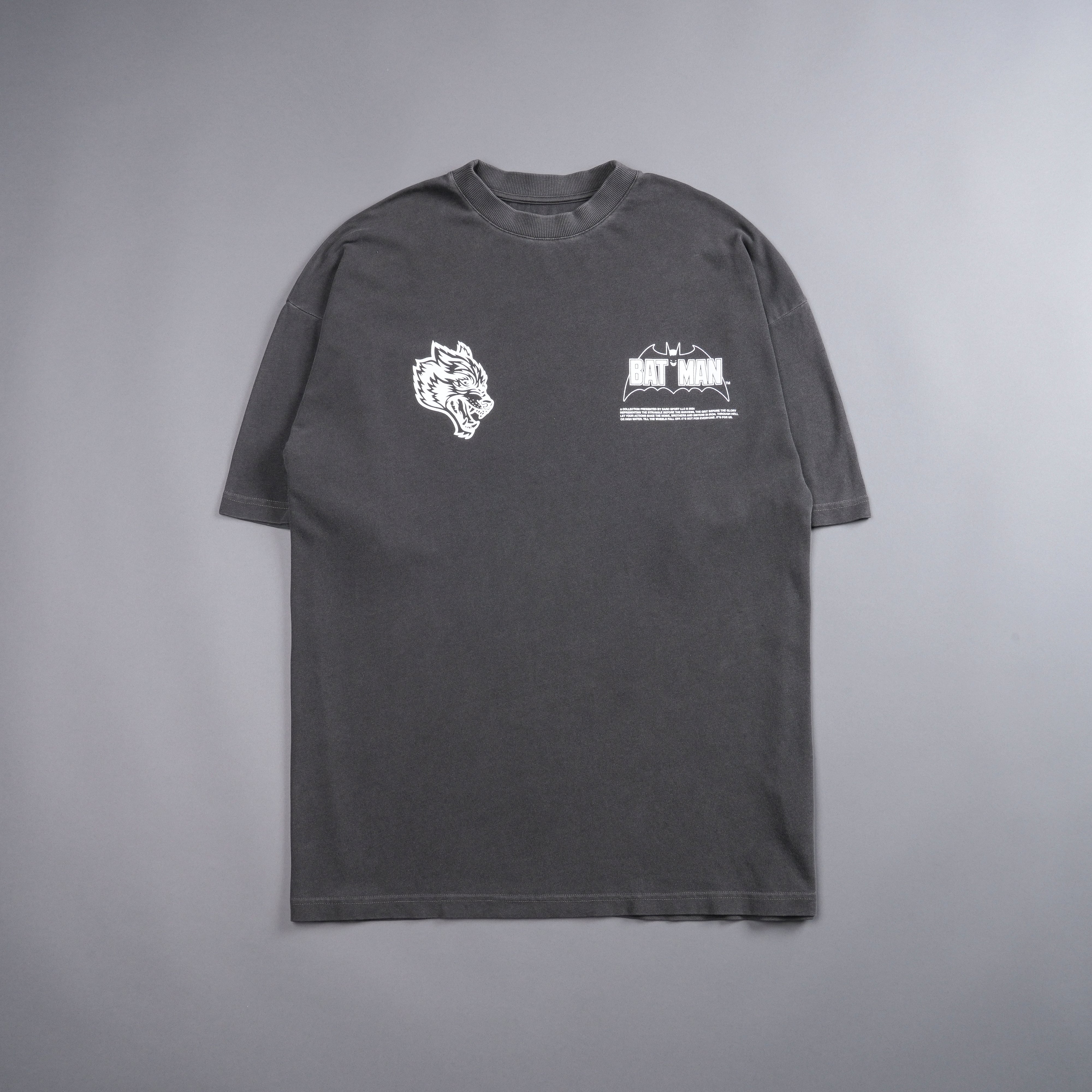 When Darcness Calls "Premium" Oversized Tee in Wolf Gray