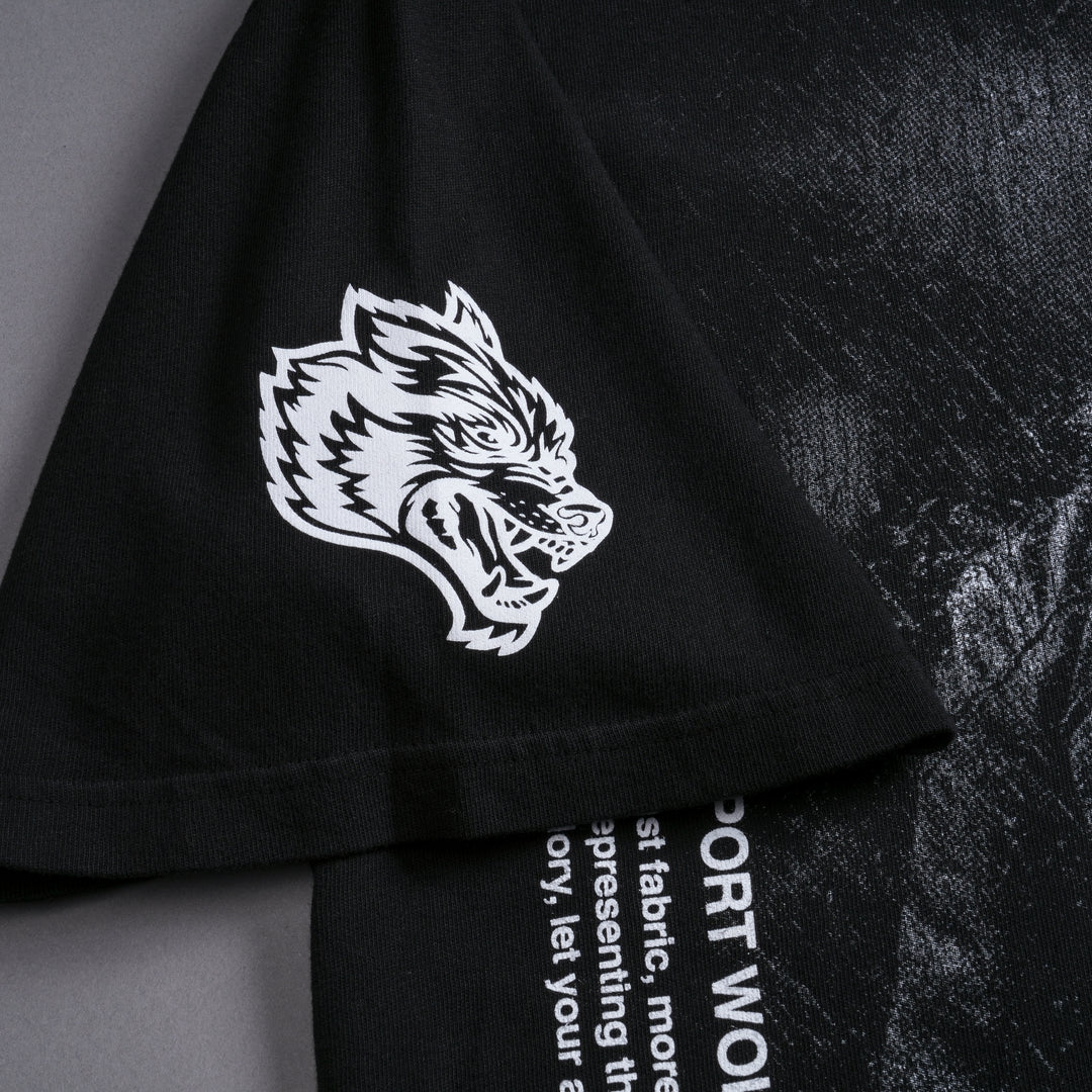 Rise Again V2 "Premium" Oversized Tee in Black