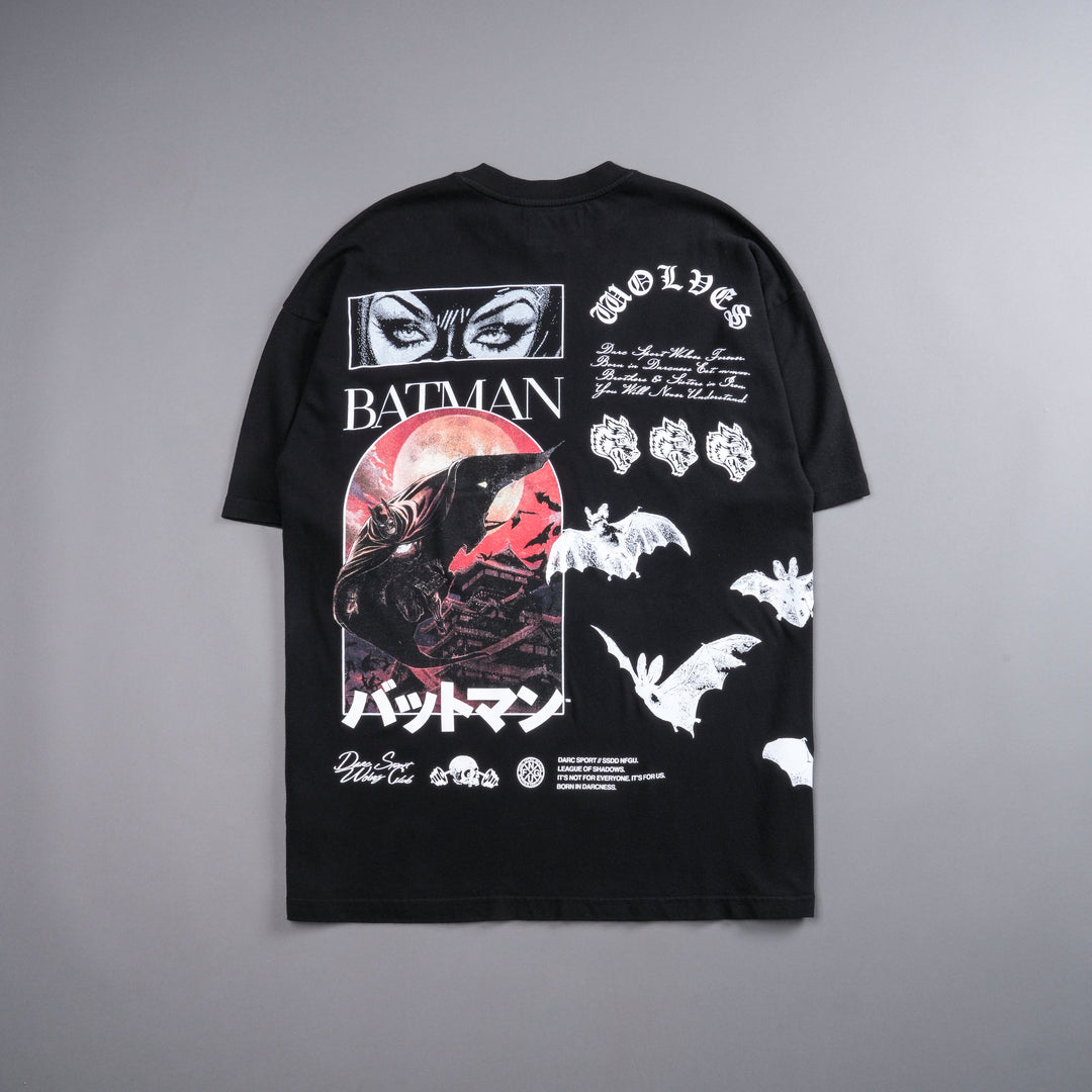Darc Cave "Premium" Oversized Tee in Black