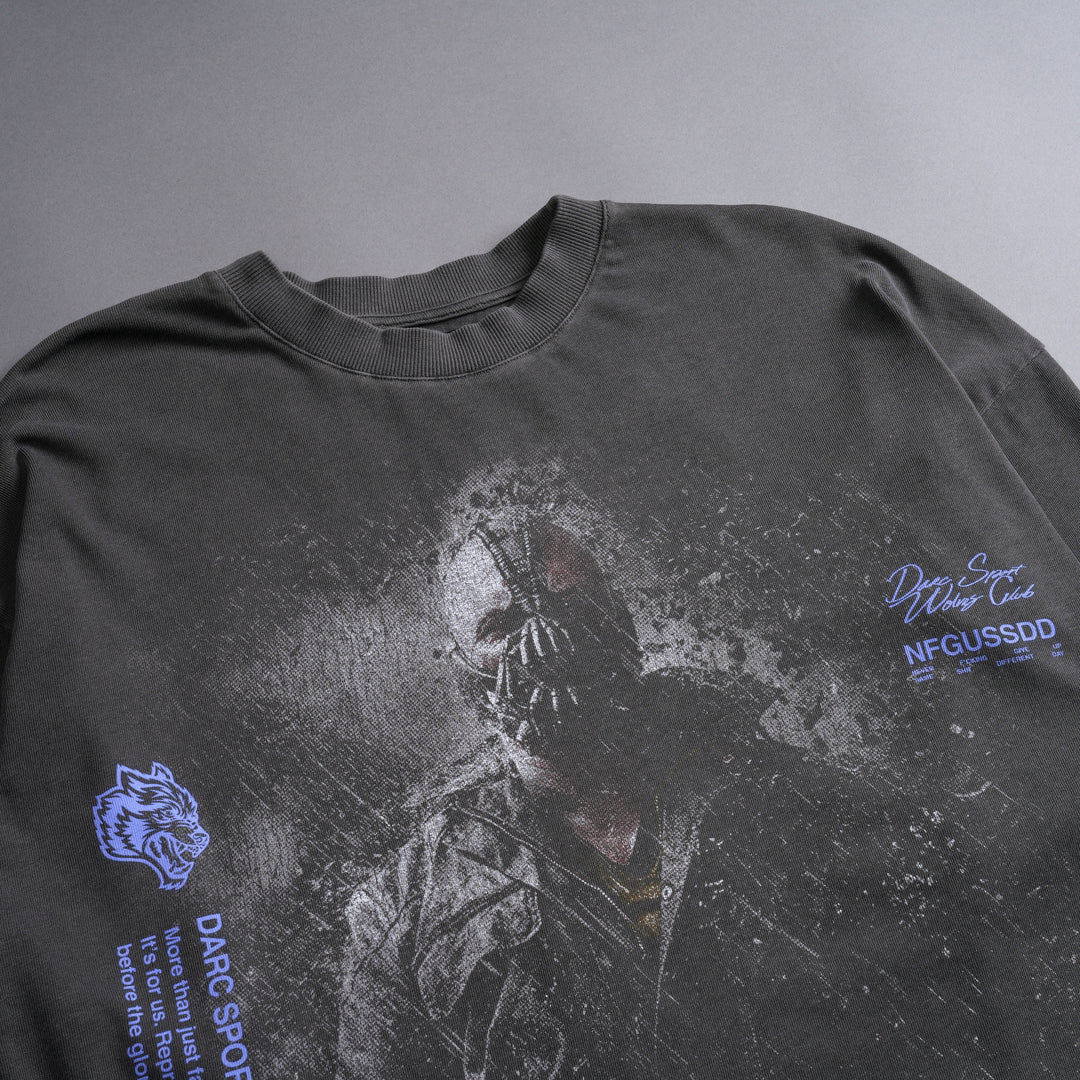 Rise Again V2 "Premium" Oversized Tee in Wolf Gray