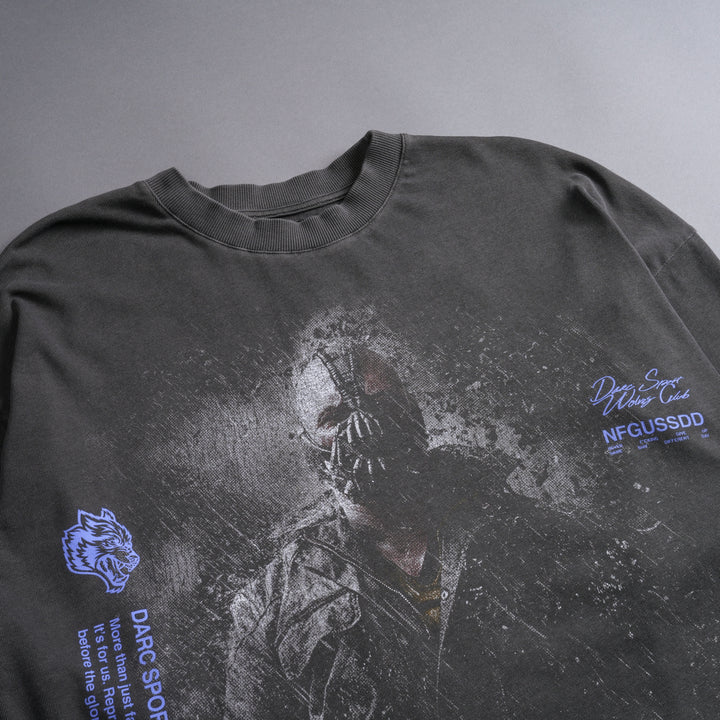 Rise Again V2 "Premium" Oversized Tee in Wolf Gray