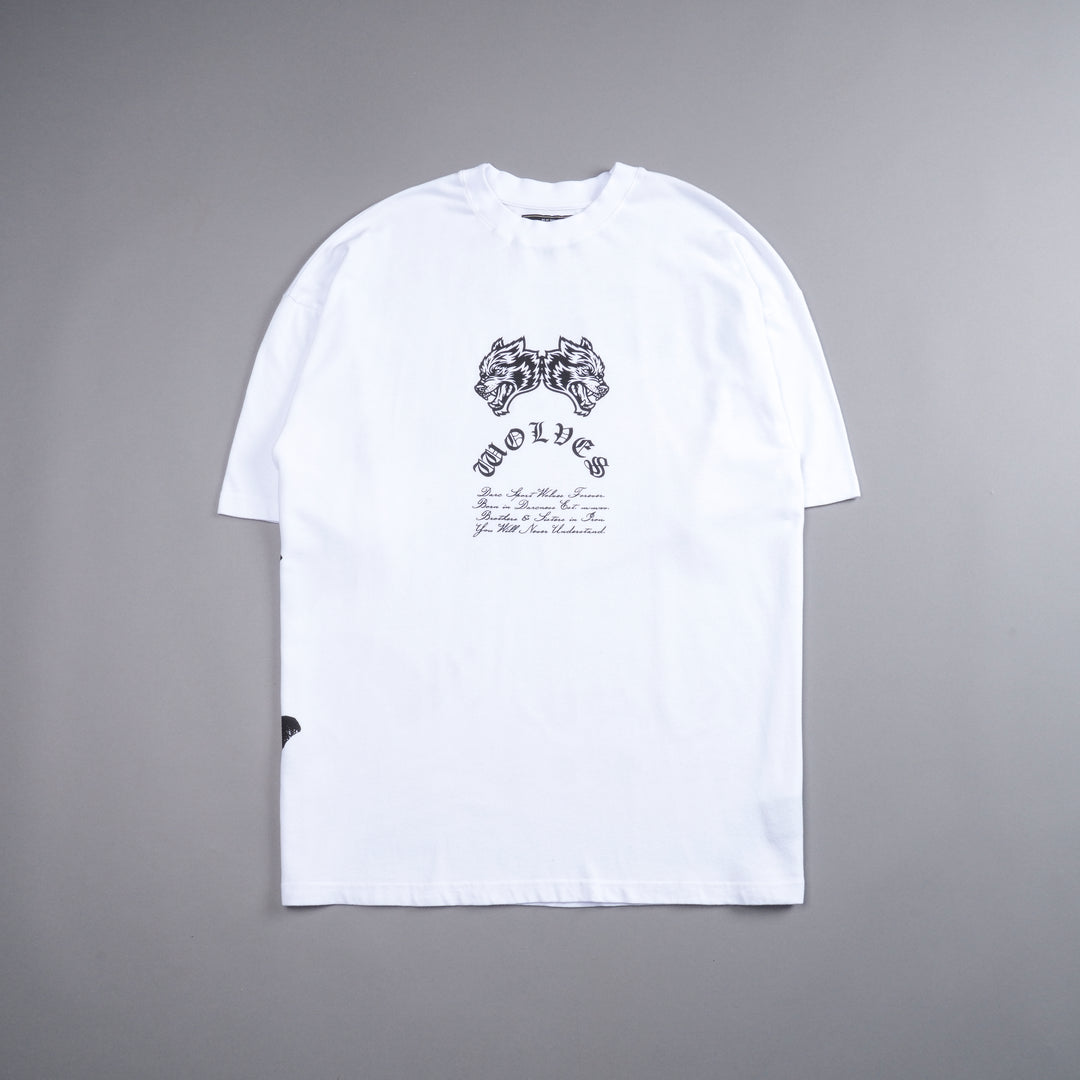 Darc Cave "Premium" Oversized Tee in White