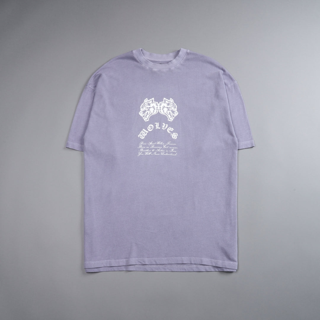 Darc Cave "Premium" Oversized Tee in Purple Stone