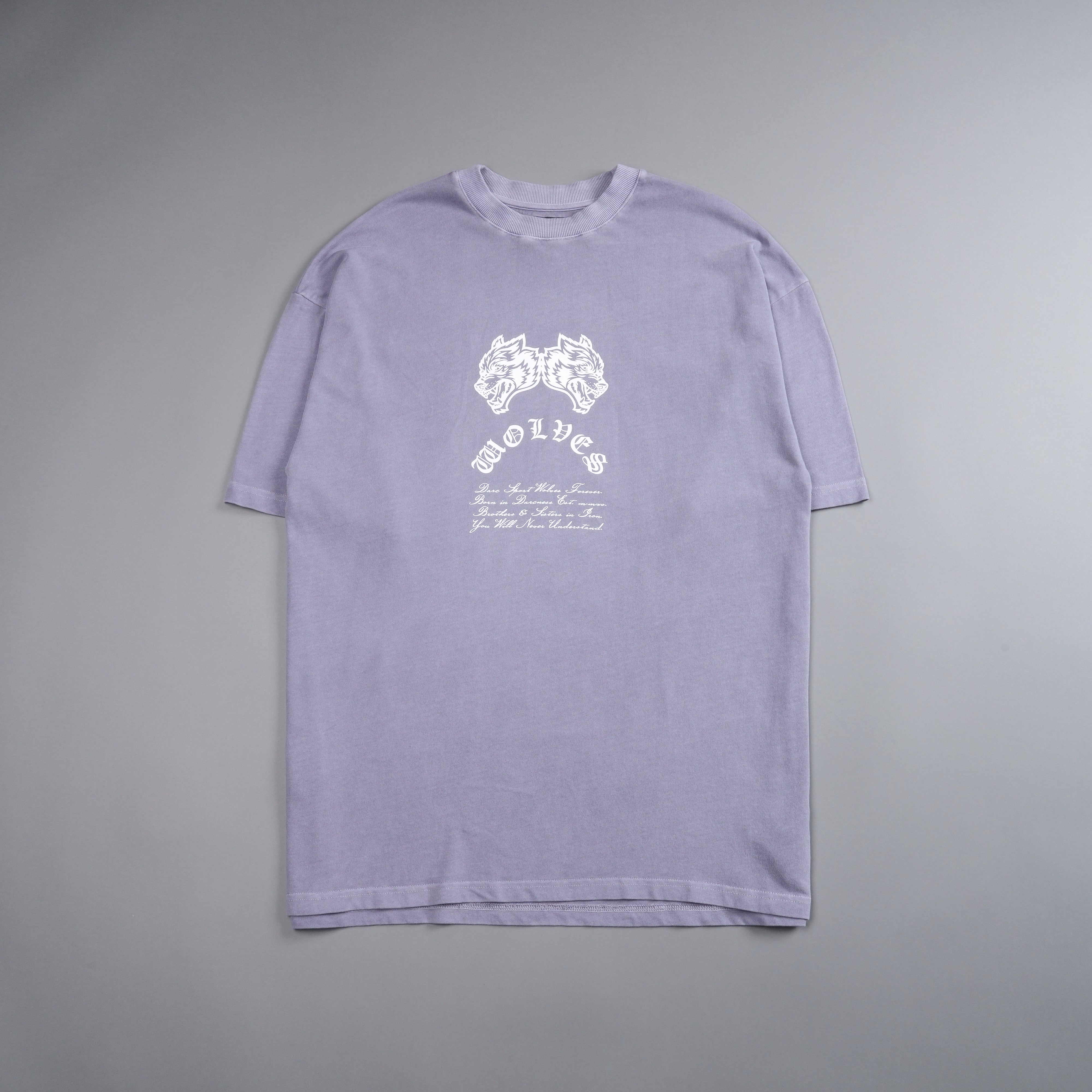 Darc Cave "Premium" Oversized Tee in Purple Stone