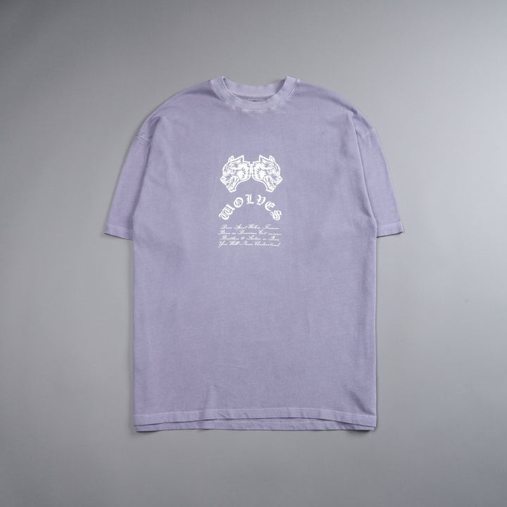 Darc Cave "Premium" Oversized Tee in Purple Stone