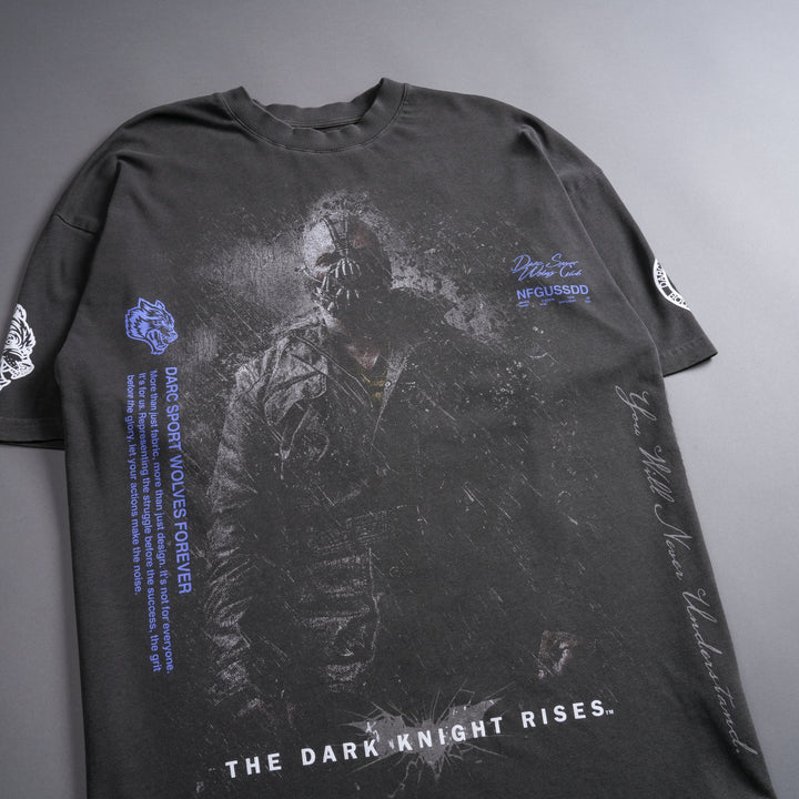 Rise Again V2 "Premium" Oversized Tee in Wolf Gray