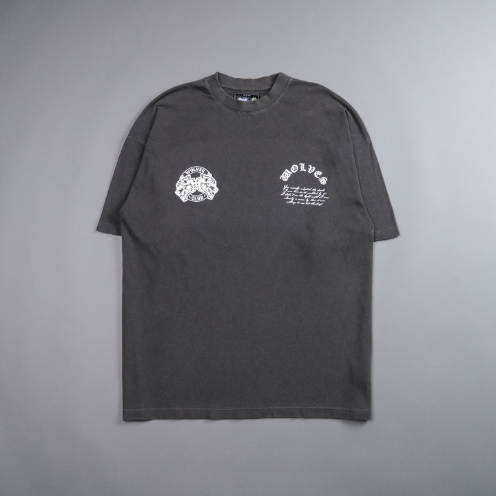 Born In It V2 "Premium" Oversized Tee in Wolf Gray