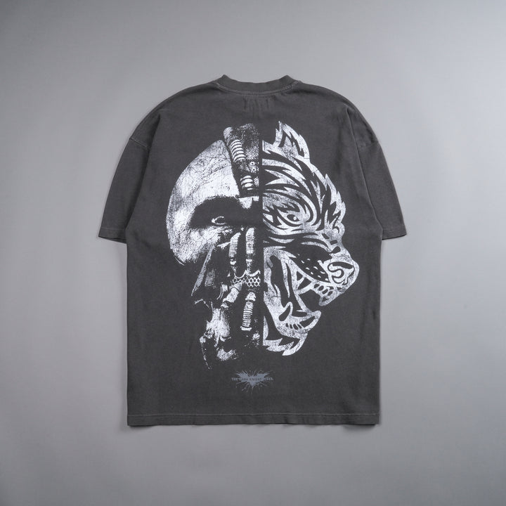 Born In It V2 "Premium" Oversized Tee in Wolf Gray